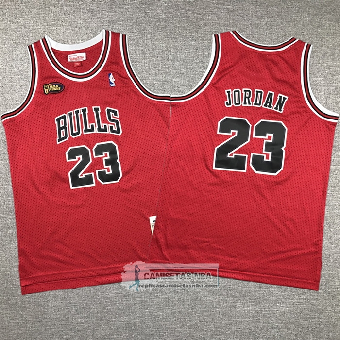 Camiseta Nino Chicago Bulls Michael Jordan NO 23 Mitchell & Ness 1997-98 NBA Finals Rojo